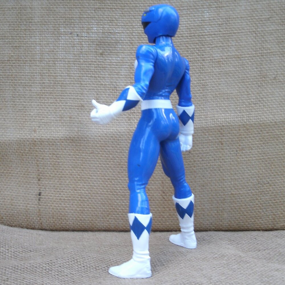 Power Rangers Blue Ranger Plastic Figure Hasbro 2020 - Picture 6 of 14
